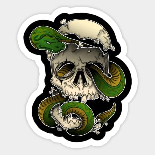 Snake Face Sticker